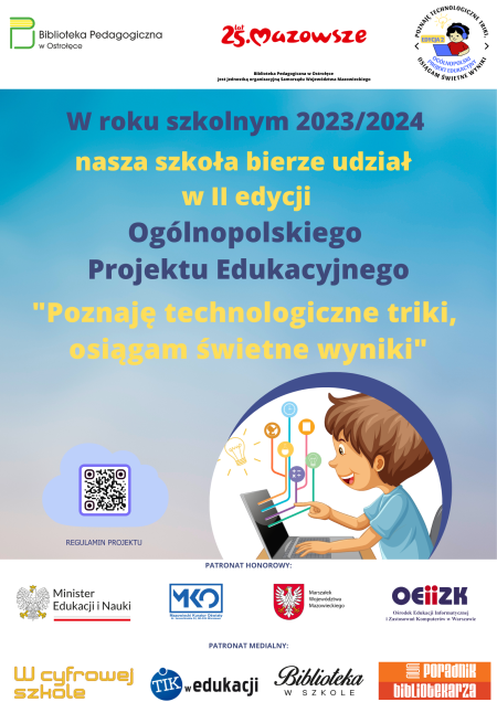 Projekt ,,Poznaję  technologiczne triki, osiągam świetne wyniki''