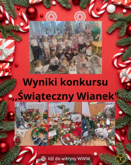 Wyniki konkursu Świąteczny Wianek