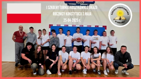 Szkolny Turniej Koszykówki z okazji rocznicy uchwalenia Konstytucji 3 Maja