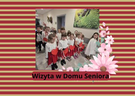 Wizyta Przedszkolaków w Domu Seniora z Okazji Święta Niepodległości