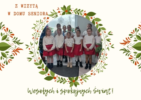 Świąteczna wizyta wolontariuszy w Domu Seniora w Hołubli