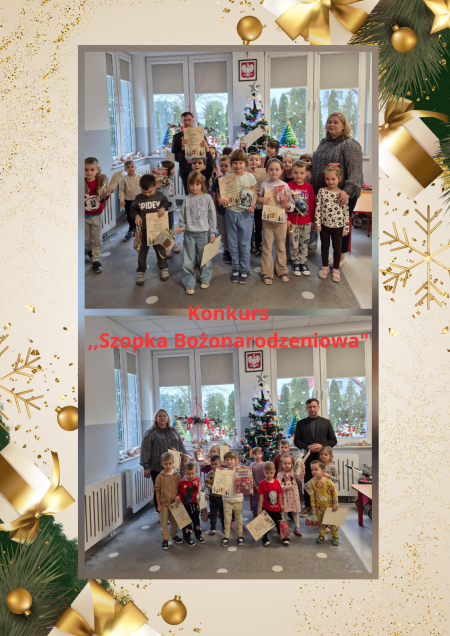 Rozstrzygnięcie konkursu plastycznego pt: ''Szopka Bożonarodzeniowa''