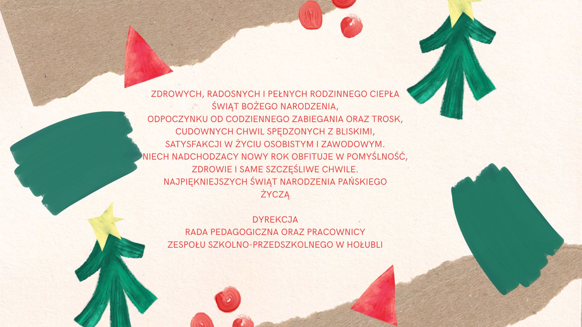 ŻYCZENIA ŚWIĄTECZNE