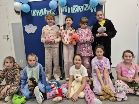 Dzień Piżamy w Zespole Szkolno-Przedszkolnym w Hołubli