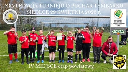 Sprawozdanie z XXVI edycji Turnieju Piłki Nożnej o Puchar Tymbarku